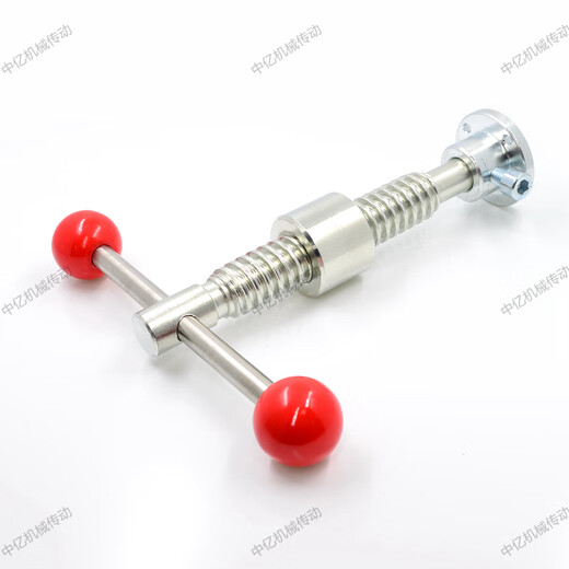 XMSJT-Schraubenscheibe Set Trapezoidaler Schraube Werkzeugbehandlung Trapezoidalschraube Holzbearbeitungsmaschinerie Handkranker Schraubevorrichtung verzinkter Gerät T12200