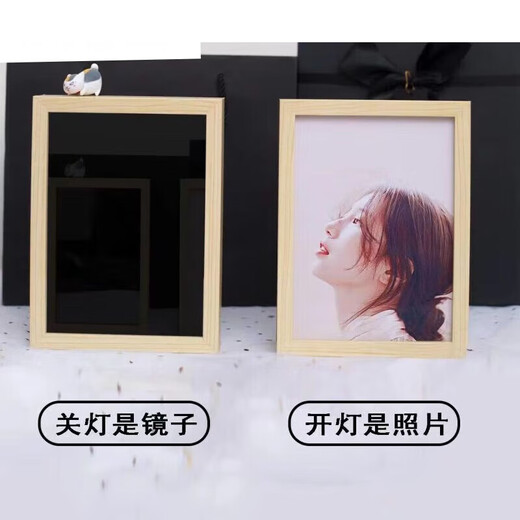 Big hands holding small hands to bury Fulilian Peripheral lighting painting Bedroom light comics Entrance aisle night light creative decoration 3-color ribbon switch (3 kinds of white light) USB plug-in jz 1049-5 family portrait