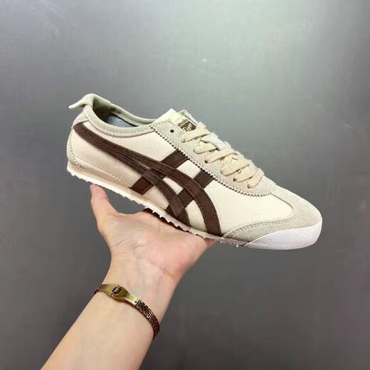 Onitsuka Classic Tiger Pedale Frühlings- und Sommer -Leinwandschuhe für Männer und Frauen Sport und lässige Lederschuhe Paare kleine weiße Brettschuhe Buslichtjahr (Lederoberfläche) 38