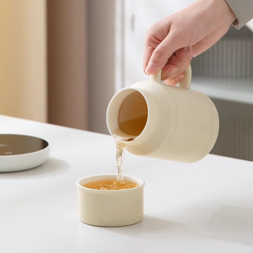 Zhexuan Ceramic Water Cup Large Capacity Home Office Tea Cup Tea Water Separation Water Teapot Cup Teacher's Day Gift