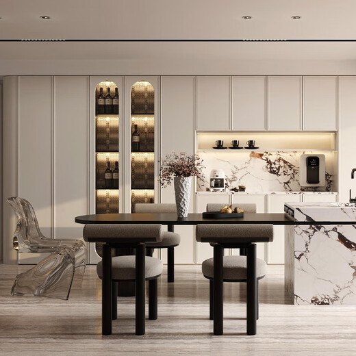 Ofano whole house customized French retro walk-in closet master bedroom wardrobe walk-in wardrobe fully customized white