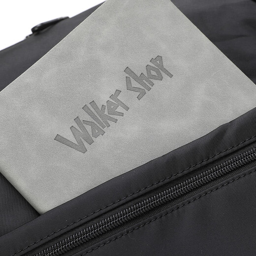 Walker Shop旅行包男士健身包干湿分离运动训练包手提短途行李包旅游包 黑色大号【长48*高26*厚24CM】