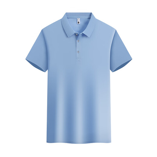 Zgqopolo-Shirt für Männer und Frauen kurzärmeliges Sommer dünn geschäftsgeschäftsgeschäfts-Eis-Seiden-Revers-Hemd-Ärmel-Paul-Shirt-Oberteil kann angepasst werden.