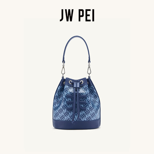 JW PEIJWPEI水桶包FEI系列小众设计包包托特包新款单肩斜挎大容量 暗夜黑