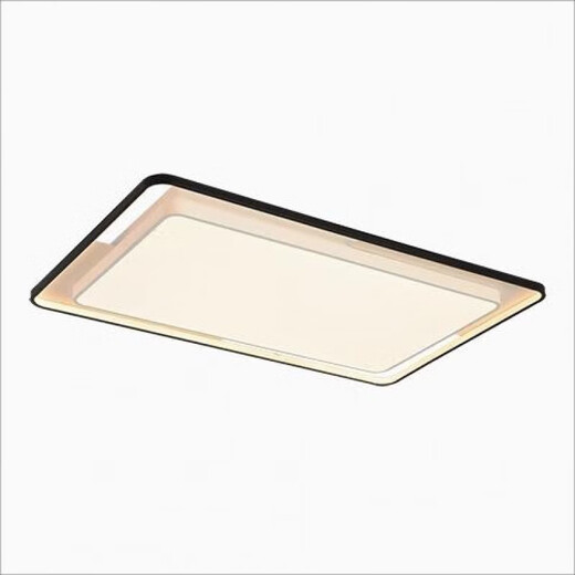 Yingtang 2025 new store Guanghui WCX11965 living room lights home bedroom ceiling lights modern and simple Guanghui 1095*695mm160W white and black
