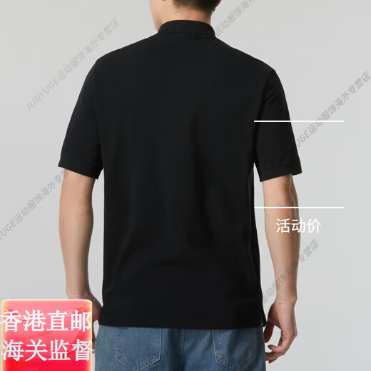 耐克（NIKE）商务OLO衫夏季正品翻领运动T恤男士休闲半袖FN3895官方旗舰正 黑色FN3895-010 纯棉透气 假一赔 S 推荐100-120斤