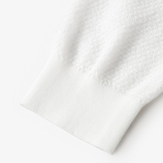 Maimeng [Off-off-shelf] MM Maimeng Shopping Mall same summer light cardigan with white wool sweater 5E523S831 White L