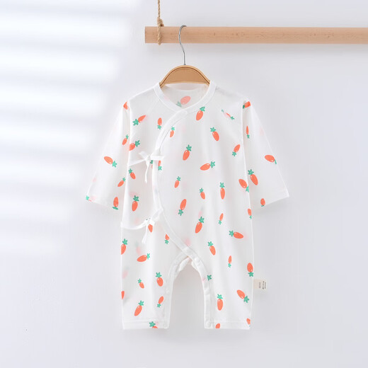 [Summer baby jumpsuit] Pure cotton light and breathable newborn clothes Class A boneless baby pajamas Little sun 52cm