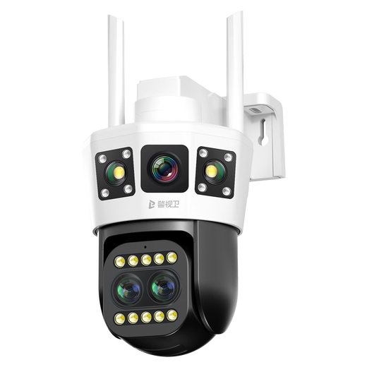 Police TV HD Camera al aire libre Monitor impermeable 360 ​​grados Sin ángulo muerto con vigilancia de visión nocturna Home Teléfono móvil Remoto 3 Imagen Zoom Máquina giratoria de bola al aire libre