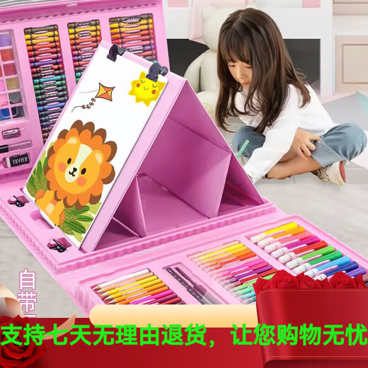 Kakaman Girls Toy Drawing Set Malerei Pinsel 7-14 Jahre Kindermalerei 3-6-10. Geburtstagsgeschenk 10 exquisites Stil 208 Stück Malerei Set