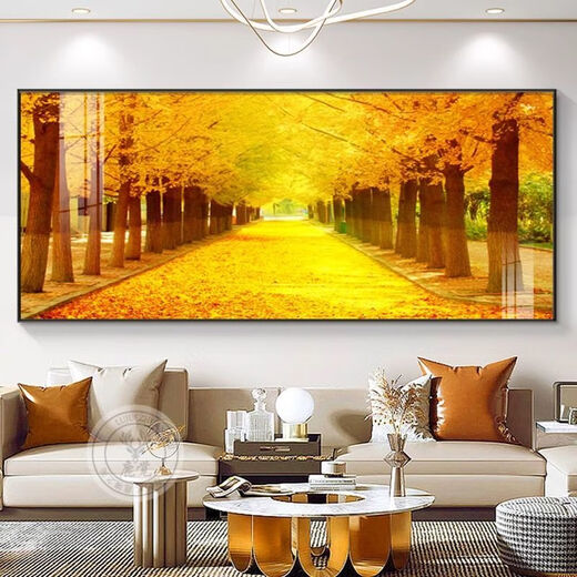 Jileduo Golden Wohnzimmer Hängende Gemälde Modernes Sofa Einfache dekorative Malerei