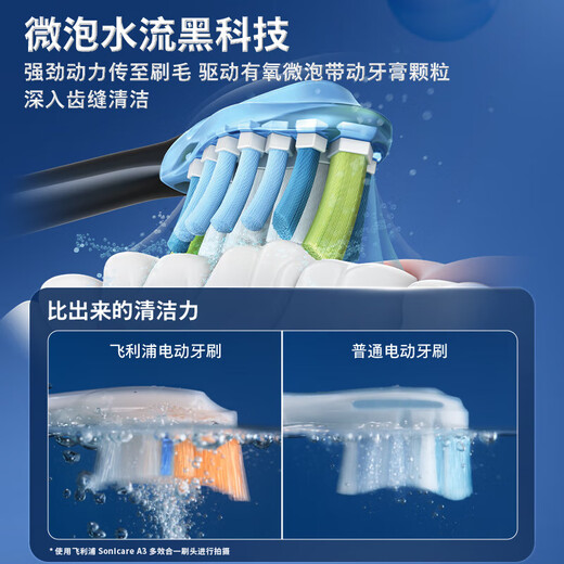 AVENTPhilips Cepillo de dientes eléctrico HX9912 Diamond 9 Series Pro Home Regalo de acompañante personal Recomendado por Xiao Zhan para duplicar su sonrisa Anfitrión único + Cabezales de cepillo de repuesto * 4 Sin caja