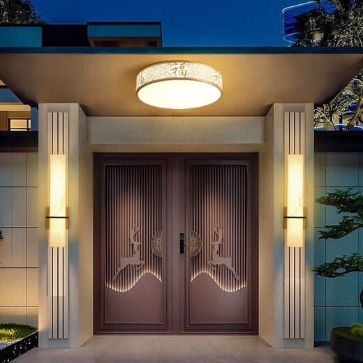 Deckenleuchte am Eingangshalle Lichter im Hausleuchten in der Balkon im Außenbalkon im Freien im Freien im Freien der Wasserdosen Villa 6626-40 cm-Drei-Farben-Leuchten-36W