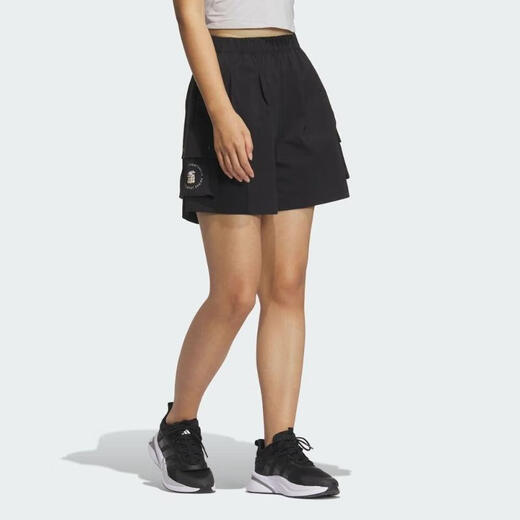 阿迪达斯adidas【滔搏运动】女子GFX WV SHORTS短裤 JL9275 S