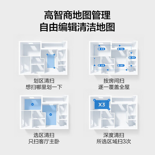Midea sweeping robot sweeping and mopping integrated M7 sweeping and mopping integrated robot home sweeping machine mopping machine Obsidian black big suction cat dog pet hair nemesis [official machine sweeping machine]