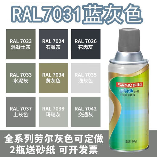 7035 Selbstbemalte Raul Ral7000/7011/7016/7024/7031/7032/7037/703 B05 Sea Grey