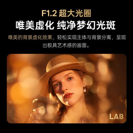 Viltrox 35mm F1.2 LAB FE Sony mouth full-frame large aperture humanistic fixed focus automatic lens is suitable for A7M4 A7C2 A7S3 A7R4 ZV-E1 mirrorless camera AF 35mm F1.2 LAB FE (Sony mouth) official standard