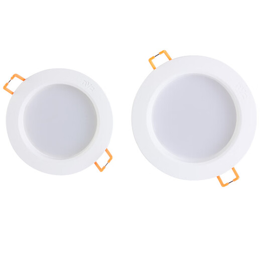 雷士（NVC）led筒灯室内防雾嵌入式亮灯8W12W15W18W4寸5寸9204 9205 9206 5W 暖白 开孔9~9.5cm 实体款9203N