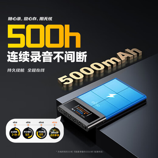 Patriot (aigo) recorder, 20 days and 20 nights in a row, ultra-long standby, professional recording, high-definition noise reduction, long-range text-to-text recorder, recording equipment, learning conference training R9988 32G