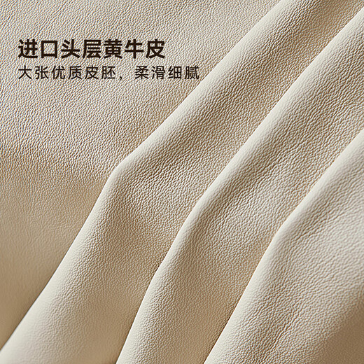 Quanyou Home Modern Simple Leather Bed 1.8x2m Bedroom Home First Layer Cowhide Art Soft Covered Bedside Double King Bed