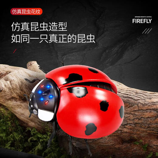Elektrische Fernbedienungskontrolle Ladybug -Spielzeug Kinder -Internet -Promi Simulation Streicheinführung und Bewegung Insekten Reptilien Animal Boy und Girl Classic Version - Fernbedienung Fly Blue Blue 9921+ Schrauben Deluxe -Version mit weiteren 36 Elektronik