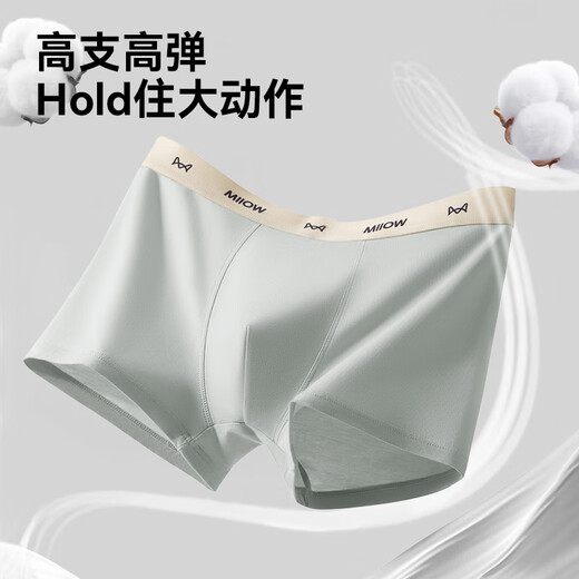 Hongtai Men's Underwear Cotton Men's Boxers 2025 Nouveau Shorts Boxer de soie glaciaire pour hommes 3