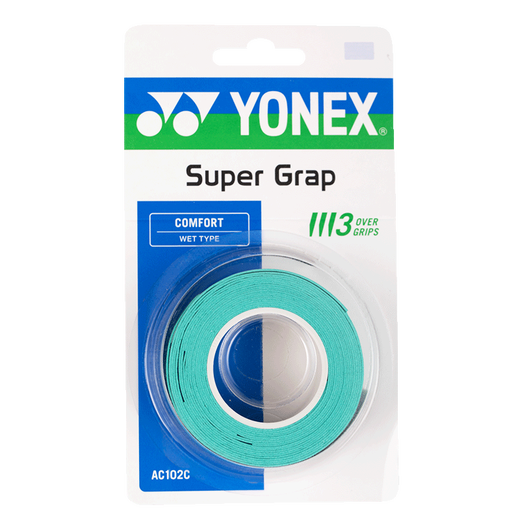 YONEX尤尼克斯羽毛球手胶运动吸汗带握把胶AC-102C-003绿色三条装