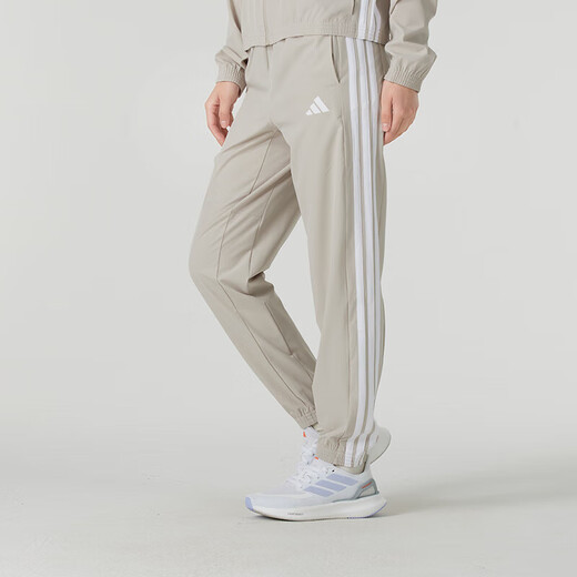 阿迪达斯 （adidas）女装运动套装25春季防风梭织立领夹克外套快干透气宽松长裤 2件套 JE6173+JD6522 S