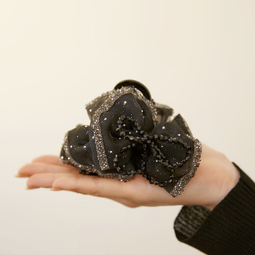 Chimera (CHIMERA) high-end bow hair clip to show hair volume, ponytail clip and shark clip for hair on the back of the head, birthday gift for girls