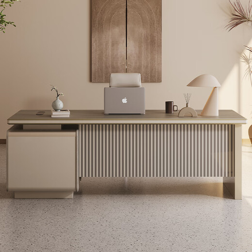 Shuxuan (SHUXUAN) boss desk desk simple modern manager desk supervisor desk office single desk and chair combination