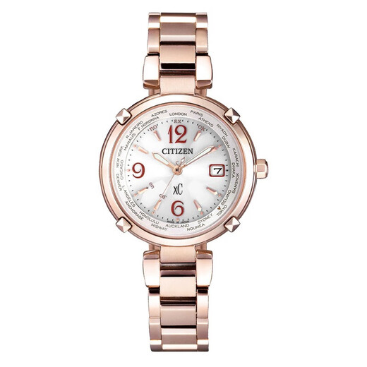 CITIZEN photoelectric radio wave xC series Shubo Titanium fashion women's watch EC1047-57AEC1048-54W official flagship EC1048-54W counter license delivery National Federation