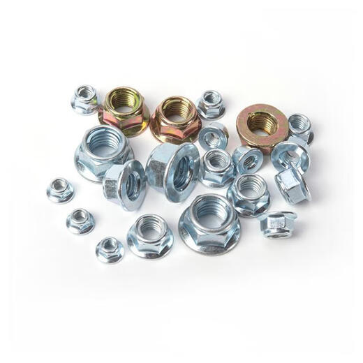 Renjuyi Custom GB6187 Hexagonal Metall Flansch Lock-Nuss, alle Metall-Sechseck-Flanschoberflächen-Anti-Loosing-Nuss, Flansch M5*6*8*11,3*0,8