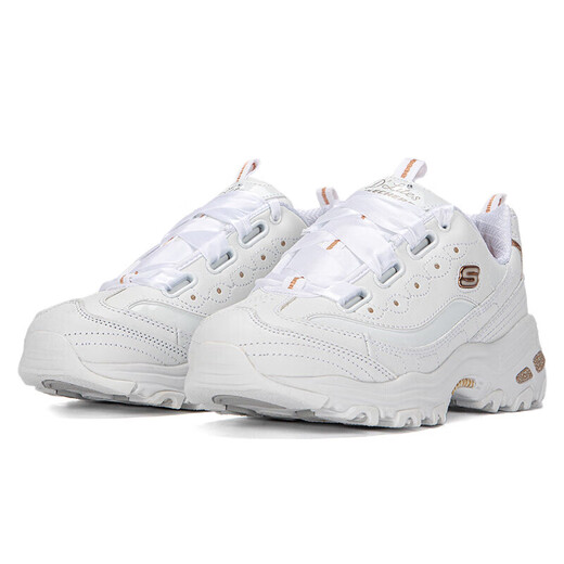 
Skechers [Classic] Skechers women's shoes spring new classic casual shoes panda shoes thick sole sneakers running shoes 11976-WGD 35