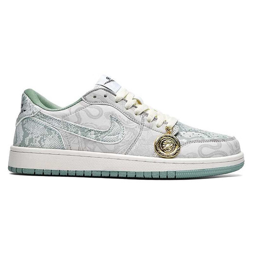 AJ Herrenschuhe AJ1 Snake Year Limited Dritter Prinz Ao Bing Black Wukong Low-Top-Schuhe Casual Schuhe Paar Sneaker Dritter Prinz Ao Bing 9928 36