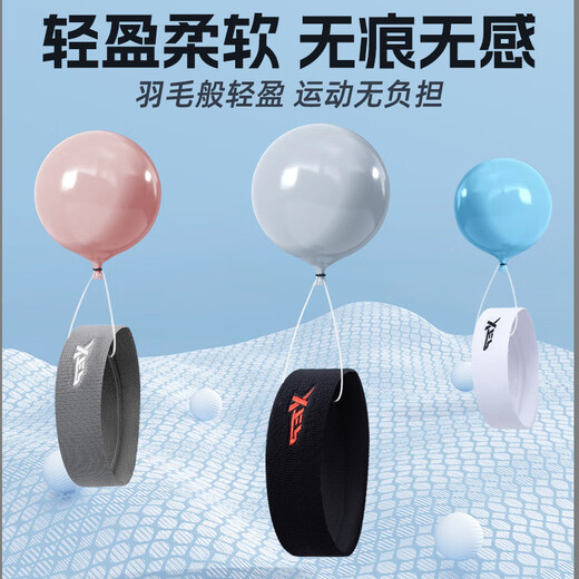 特步运动头带（两只装）男女款止汗吸汗导汗带专业跑步头戴防汗头巾