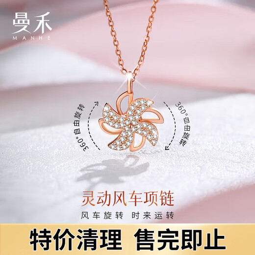 Manhe S925 silver necklace for women 2025 new pendant clavicle chain jewelry wife birthday gift for girl friends