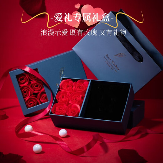 Zhizhen Yinlou Moonlight Lovers Silver Couple Rings for Men and Women, Living Birthday, Chinese Valentine's Day, Valentine's Day Gift for Girlfriend and Wife, Jingsuda Moonlight Lovers, Luminous Couple Rings