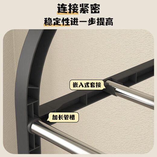 Jialiren shoe rack door simple storage rack dormitory living room reinforced widened steel tube multi-layer storage shoe rack