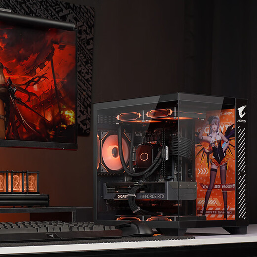 Gigabyte brand desktop Core i5 12490F/14400F RTX4060/5060/5060Ti E-sports game live broadcast design and assembly computer DIY customized family bucket three I5 14490F丨RTX5060