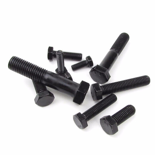 Jishuo M24/M27-72 GB5782 black external hexagonal screws 8.8 grade high strength external hexagonal bolts M27*170