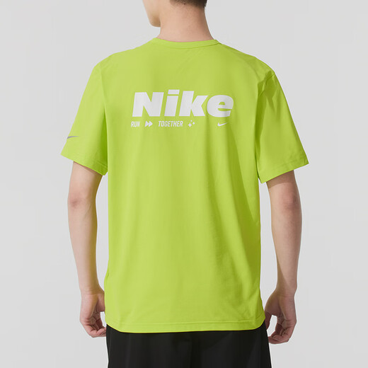 Nike (Nike) T-Shirt Herrenkleidung 2025 Sommer Neues Sportswear-Fitness-Training Führen Sie schnelle trocken atmungsaktive kurzärmelige Top HV4882-389 m