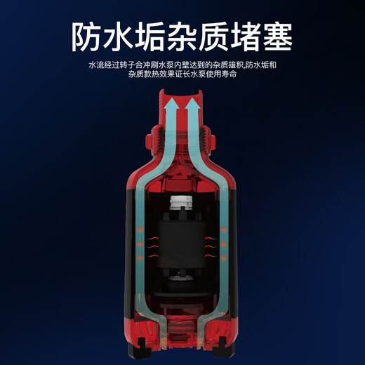 Bote fish tank frequency conversion bottom suction pump, noise reduction submersible pump 24V, circulating filter bottom suction large flow to clean fish poop TA2-800 low pressure 12v 800L/adjustable