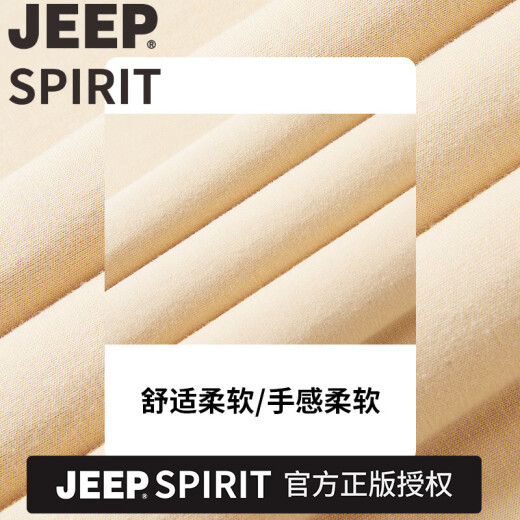 JEEP SPIRIT重磅新疆t恤纯棉100%高档短袖男士潮流圆领半袖上衣夏季薄款休闲 吉普品牌Y9929灰色NY L 120-135斤穿
