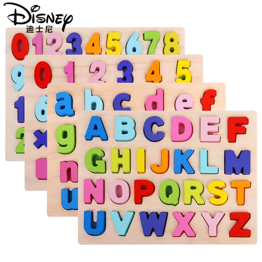 Disney ABCD Letter Toy Numbers en bois
