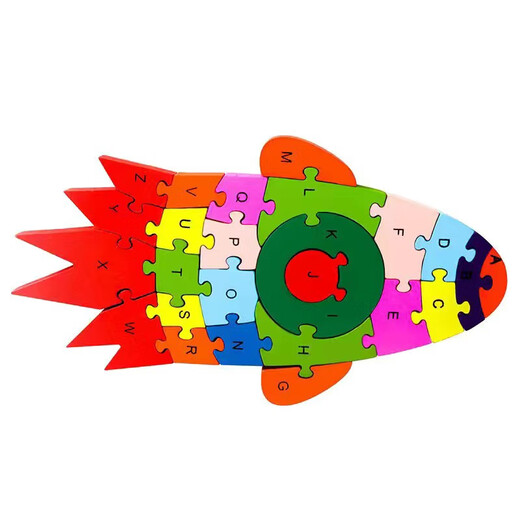 Burjuman Baby Puzzle Big Blocks Введение Цифровое мультипликационное пирог доски Montessori