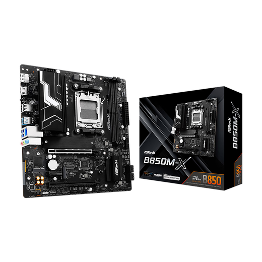 AMD锐龙9700X 9900X 9950X 9800X3D CPU处理器搭华擎B850 主板CPU套装 板U套装 华擎B850M-X 7700散片