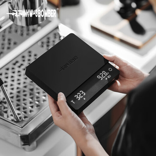 MHW-3BOMBER bomber small Rubik's cube coffee electronic scale 3.0 multi-function weighing gravity flow rate timer hand brewing Italian bar