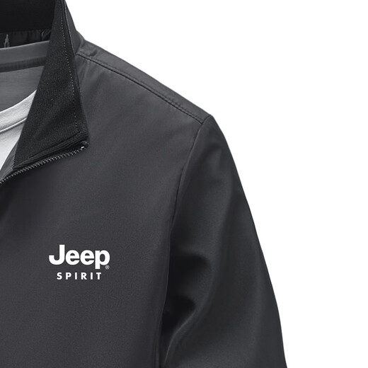 Jeep spirit2025 printemps et automne nouvelle veste mince respirante veste de vent de vent pour le vent masculin veste de charge décontractée bleu marine xl
