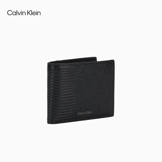 Calvin Kleinck Jeans25 Frühherbst Herren Lizard Haut Textur Cowide Leder Multi-Card Wallet Card Clip Geschenk 4d1102g