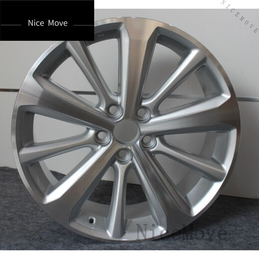 NICEMOVE is suitable for Toyota Highlander wheels 19-inch 20-inch RAV4 aluminum alloy steel rims modified Crown Lufang Lufang 20-inch black bright full brand wheels 10 inches 3.5J
